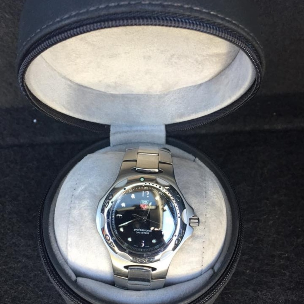 MEN'S WATCH/ Tag Heuers Kirium, w/ case, paperwork